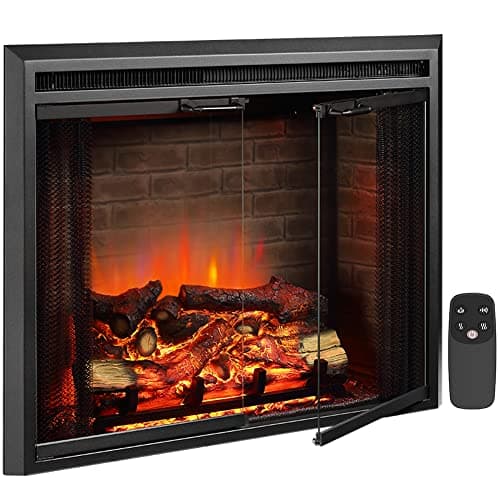 PuraFlame Klaus 33" Electric Fireplace Insert
