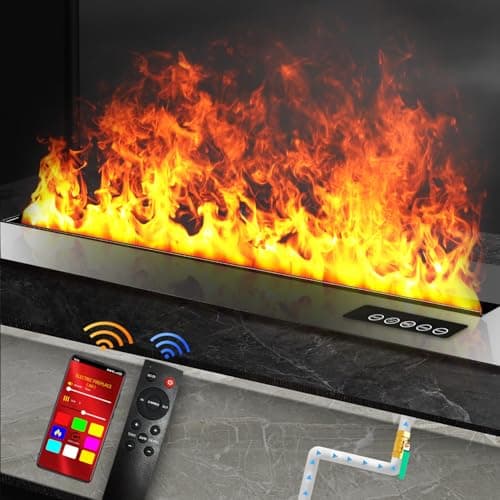 SUNLITUP 31.6" Water Vapor Fireplace (3D-100W)